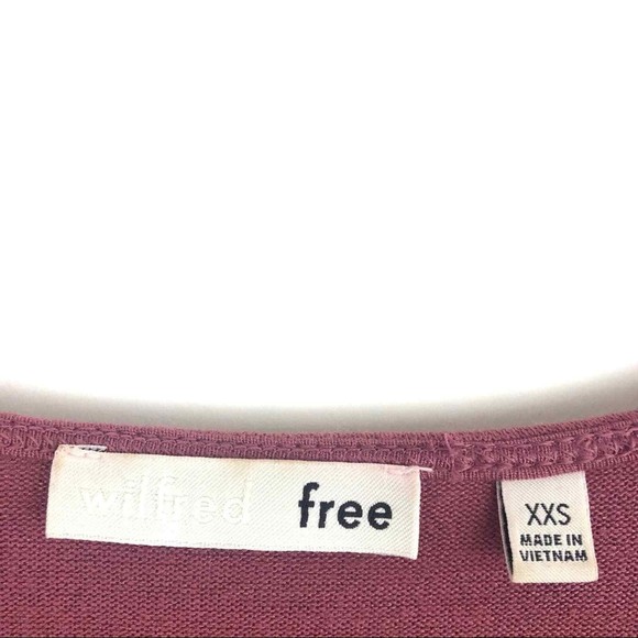 Aritzia Wilfred Free Aneta Pink Pullover Top XXS - Picture 3 of 11